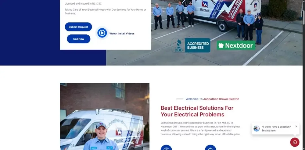 Johnathon Brown Electric project screenshot