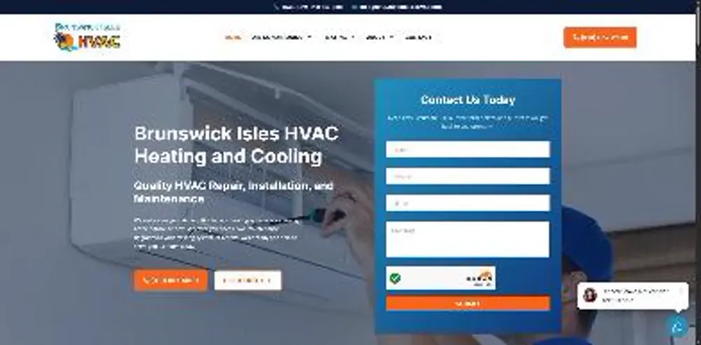 Brunswick Isles HVAC project screenshot